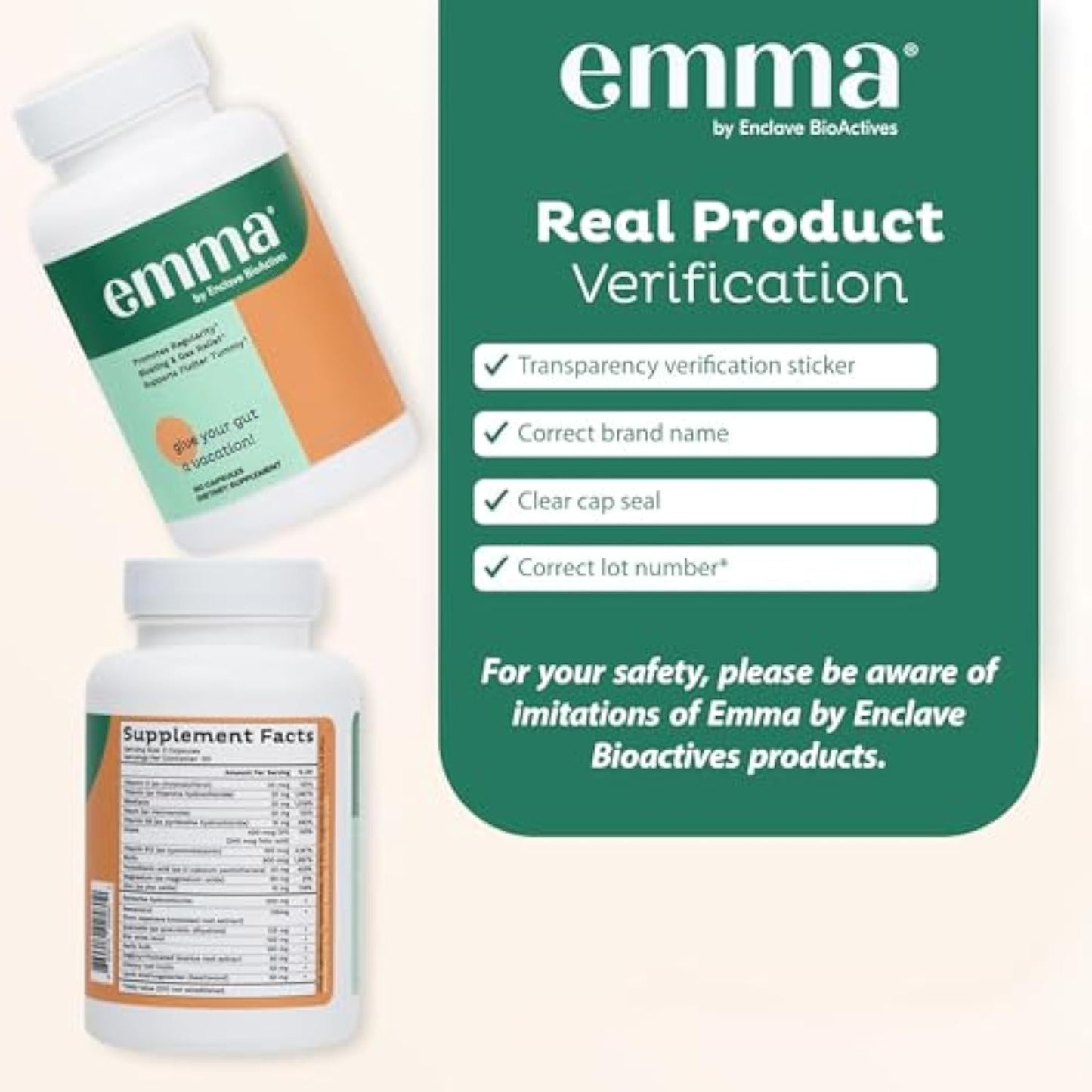 Emma Relief Daily Digestive Supplement